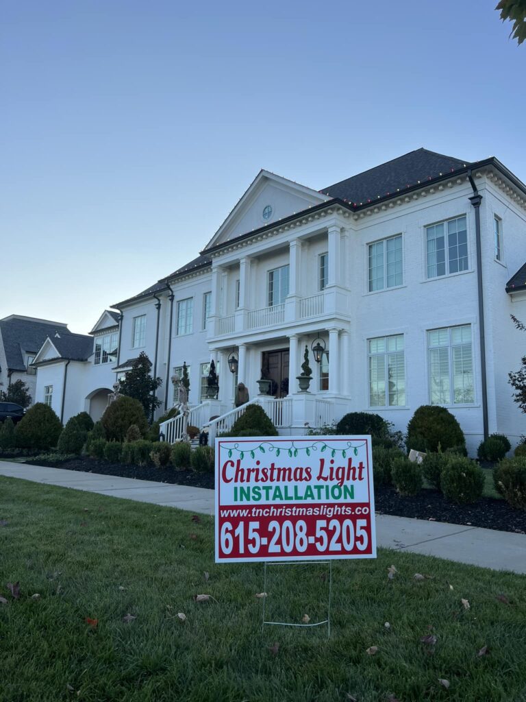 Best Commercial Christmas Lighting Installation Nashville