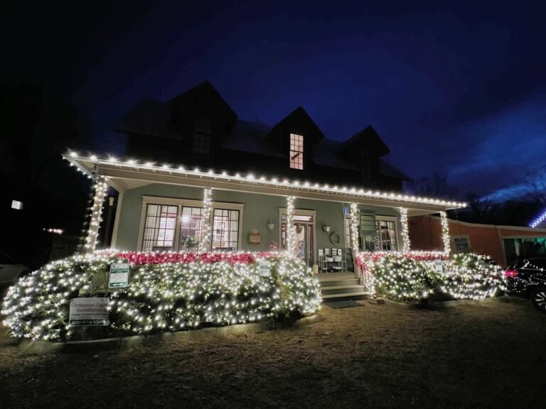 Commercial Christmas Lighting Installation in Nashville