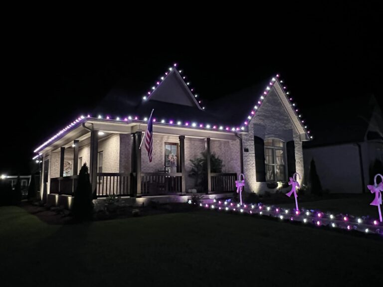 Profesional Christmas Light Installation in Forest Hills TN